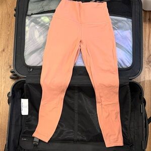 Lululemon Align HR Pant 25” Double-Lined Size 4 Pink Savannah